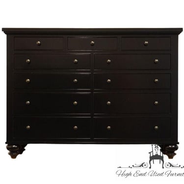 MICHAELS FURNITURE for Restoration Hardware Black Painted Contemporary Modern 70" Master Chest 