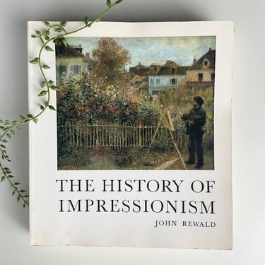 History of Impressionism Softbound Large Reference Book 1973