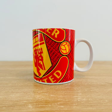 Vintage 1990s Manchester United English Premier League Coffee Mug 