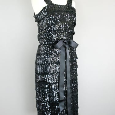 Hollywood Starlet - 1950-60's - Sequined Cocktail Dress - Wiggle Dress - Bombshell - by Rembrandt - Louis Feraud? 