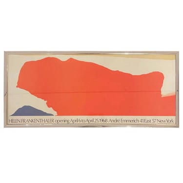 Helen Frankenthaler lithographic poster for Andre Emmerich Gallery, New York. 