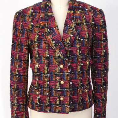 1990s Eyelash Tweed Blazer