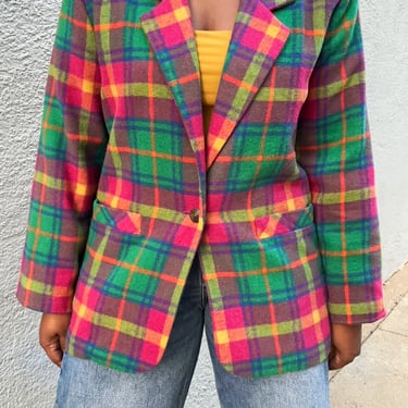 Lena Vtg Wool Blazer | Large