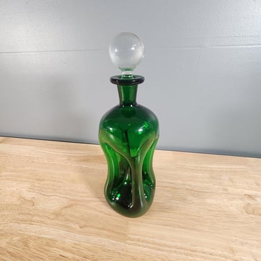 Vintage Holmegaard Glass Kluck Kluck Decanter 13" Tall 