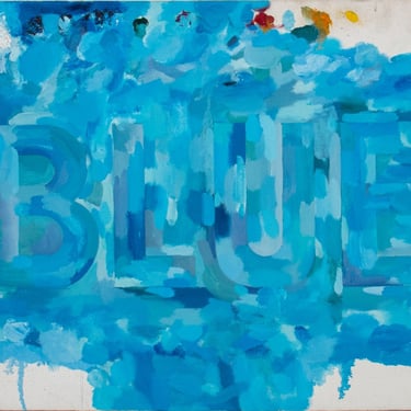 Domenick Capobianco &quot;Blue&quot; Oil on Canvas