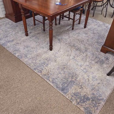 Jaipur Living ' Chaos Theory by Kavi  Grey &amp; Blue Scullpture  Wool  Area Rug
