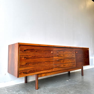 Mid Century Modern Rosewood English Credenza By Robert Heritage Circa 1965 