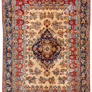 Persian Kirman Rug 8.8' x 6.8'
