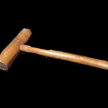 Vintage Wooden Caulking Mallet