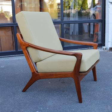 Teak Frame Lounge Chair by Arne Wahl Iversen – YOU PICK THE FABRIC