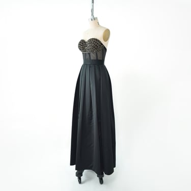Black Tuxedo Ball Skirt Med 