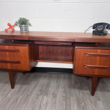 Mid Century Modern Teak G Plan Fresco Desk / Vanity 