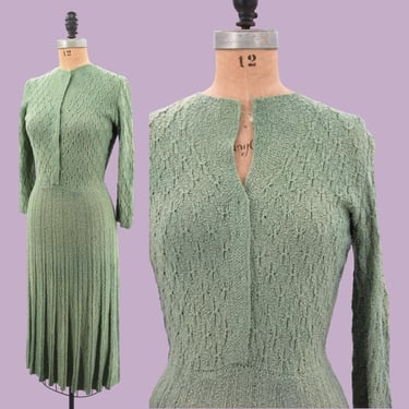 LT 1930s Moss Melody knit dress 