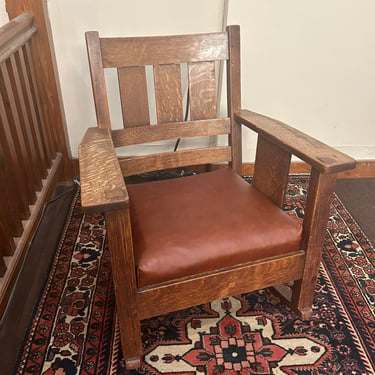 Mission oak rocking chair by Lifetime 