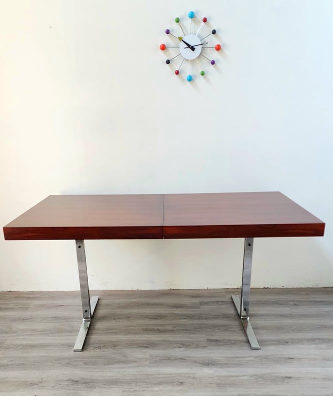 Brazilian Rosewood Dining Table by Poul Norreklit for Georg Petersens