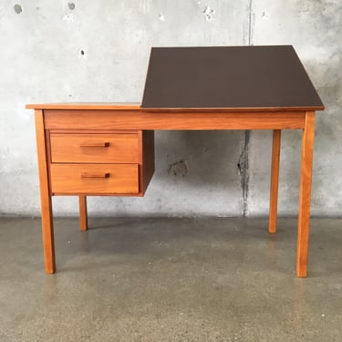 Danish Teak Art Desk