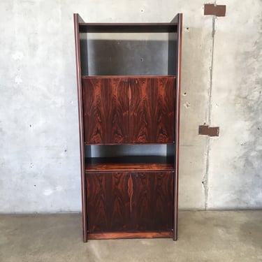 Mid Century Rosewood Barzilay Wall Unit with Brochure & Key