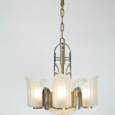 MidWest Lighting "Empire" Art Deco Chandelier #2216  FREE SHIPPING sconces available too 