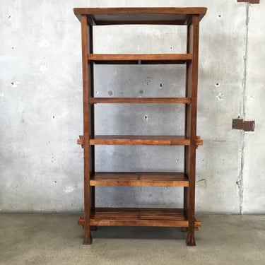 Mission Style Wood Bookcase #2
