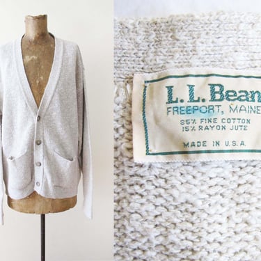70s エルエルビーンLLbeen cotton cardiganマガツキ 崩天