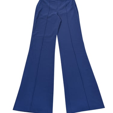 Alice & Olivia - Blue Seamed Flare Pants Sz 4