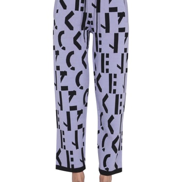 Kenzo Women Jogging Pants With Monogram Inlay