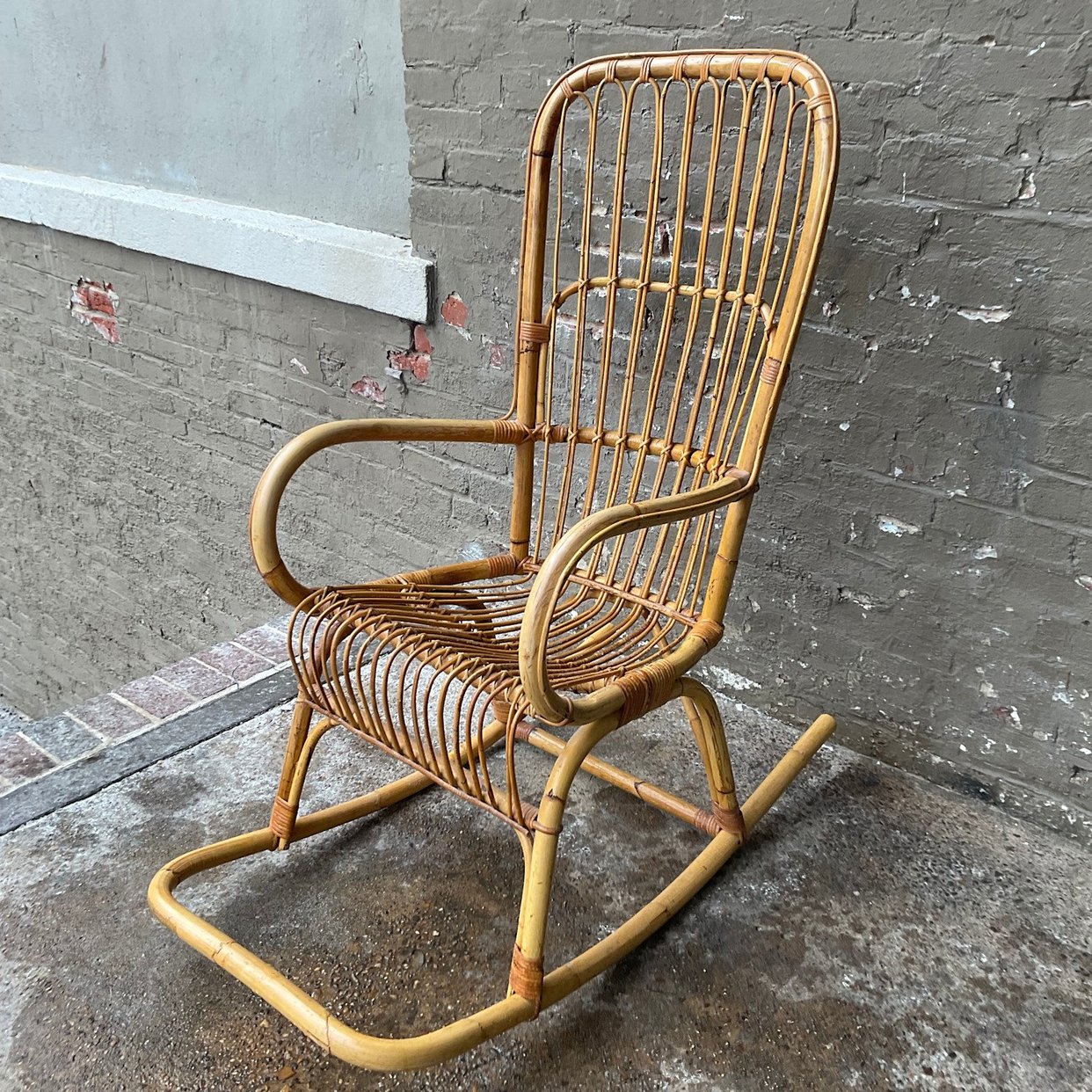 Vintage Rattan Rocker | GoodWood - U St - Washington, DC | ATTIC