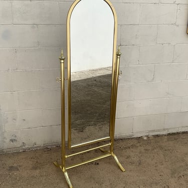 Brass Standing Floor Mirror