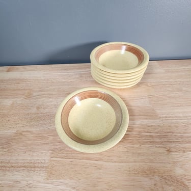 One Canonsburg Pottery Sunbeam 7" Bowl Multiples Available 