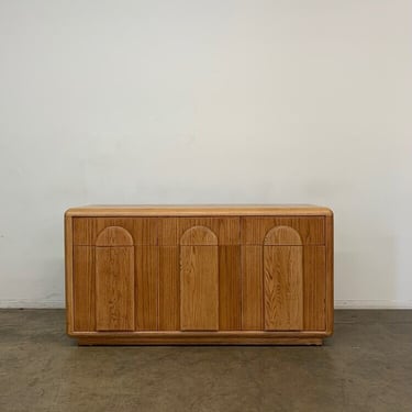 Oak arched credenza #2 