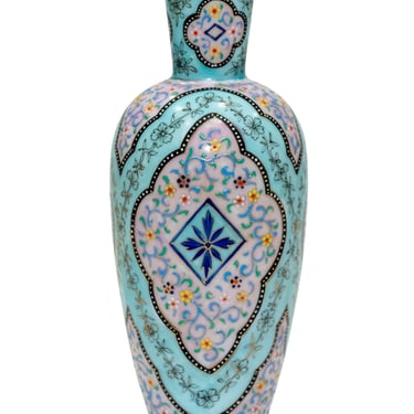 Thomas Webb Moroccan Motif Vase