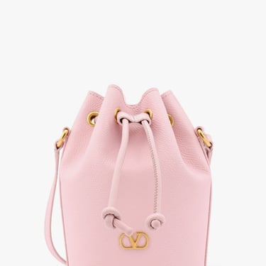 Valentino Garavani Women Valentino Garavani Pink Bucket Bags