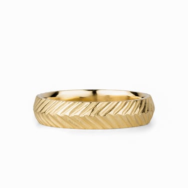 Wide Herringbone Band — Commitment, Curated