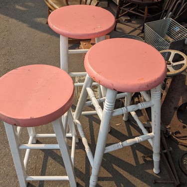 Perfectly Pink Stools