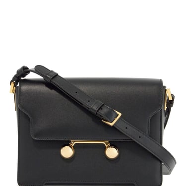 Marni Black Calfskin Shopping Bag With Distinctive Closure Women