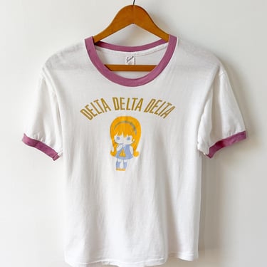 60s Tri-Delta Ringer Tee 