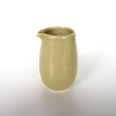 Vintage Heath Ceramics Individual Creamer,  Edith Heath 5oz Yellow Pitcher No Handle 