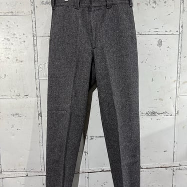 Vintage Woolwich Charcoal Trousers Classic Wool Men's Pants 