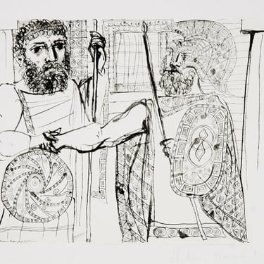 Etude pour Lysistratas, Pablo Picasso (After), Marina Picasso Estate Lithograph Collection 