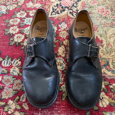 Vintage ‘80’s ‘90s Doc Marten oxfords, buckle Dr Martens shoes / marked men’s 7 UK, fits @ men’s 9 