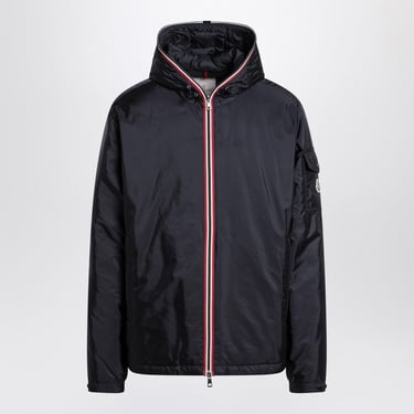 Moncler Navy Blue Nylon Zipped Jacket Men