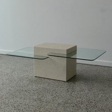 Post Modern 3-Tier Tessellated Coffee Table 