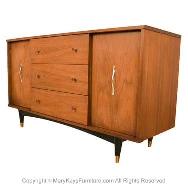 Mid-Century Credenza Dresser Cabinet 
