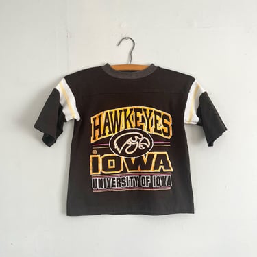 Vintage 90s University of Iowa Hawkeyes Baby T Shirt Womens S/XS 