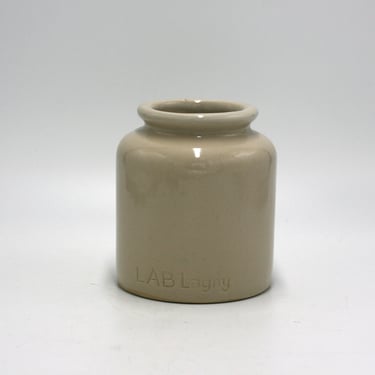 vintage Lab Lagny French mustard jar 