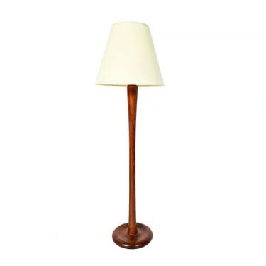 Teak Floor Lamp Curvy Wood Lamp Danish Modern Mid Century Modern 