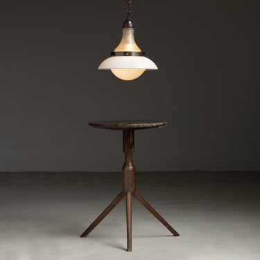 Two Tone Pendant / Tripod Side Table