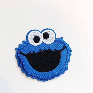 Sesame Street Cookie Monster Iron On Patch Sesame Street Patch DIY Applique Badge Muppet Babies 