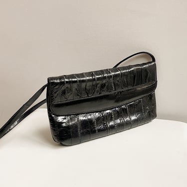 Obsidian Antique Eel Purse