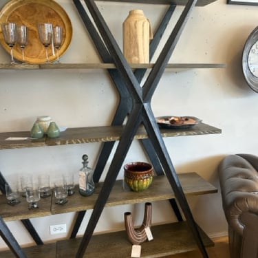 Ander Bookcase in Light Burnt Oak from Arhaus